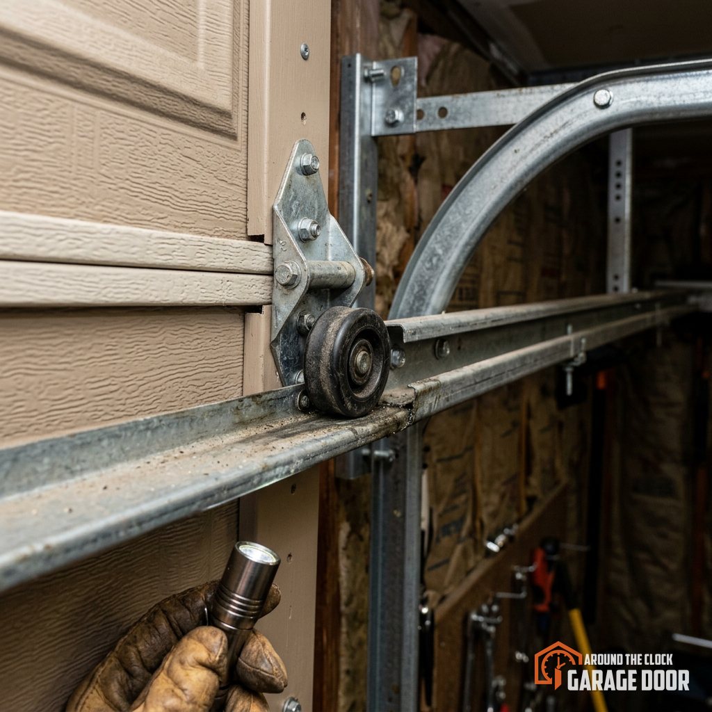 How To Handle A Garage Door Off Its Tracks | Around The Clock Garage Door